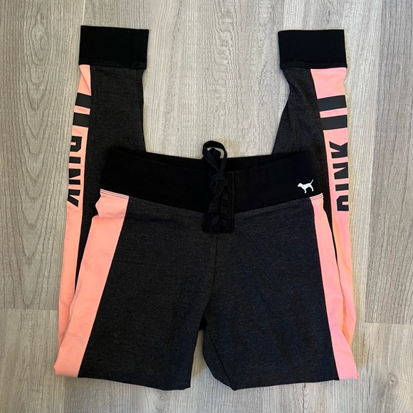 PINK Victoria's Secret Pants - VS PINK Dark Grey Leggings
